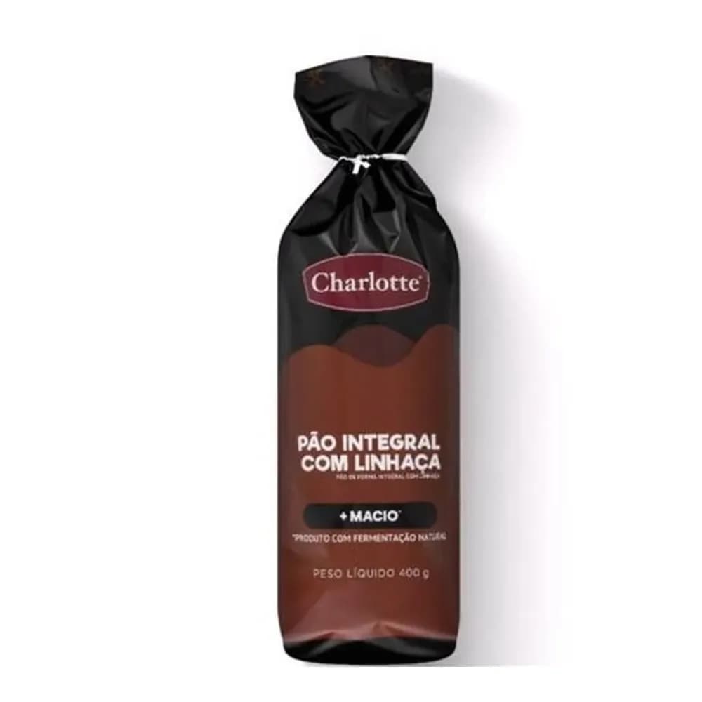Pao integral com linhaca charlotte 400g