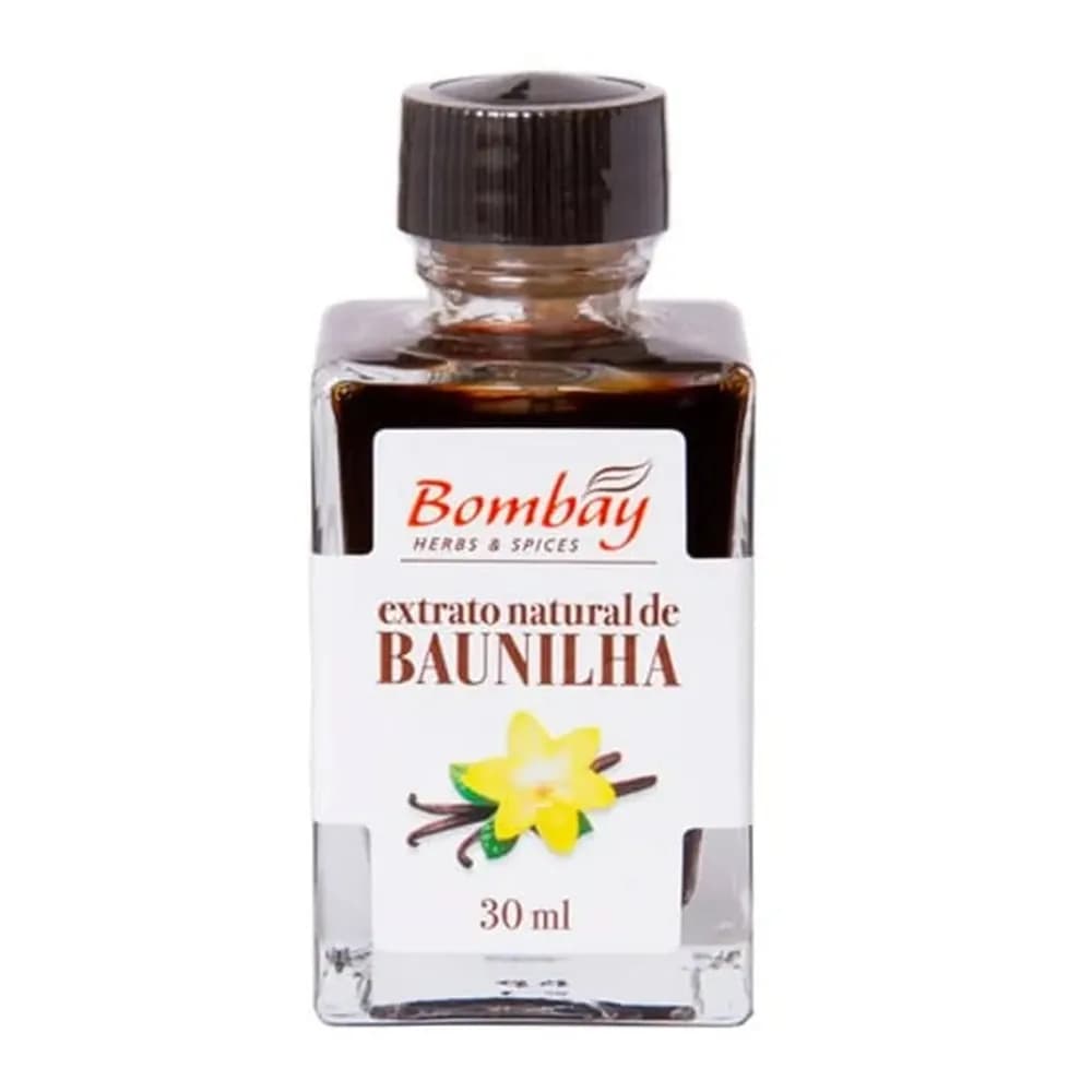 Extrato natural de baunilha bombay 30 ml (uni)