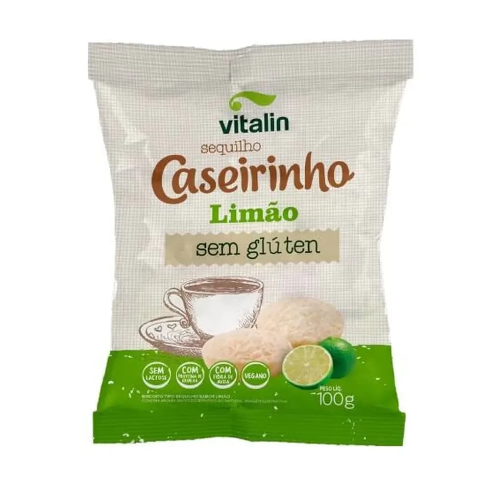 Biscoito sequilho vegano limao vitalin 100g