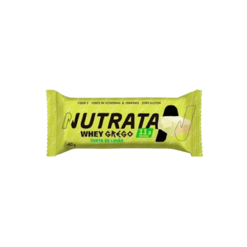 Barra whey grego torta de limao nutrata 40g