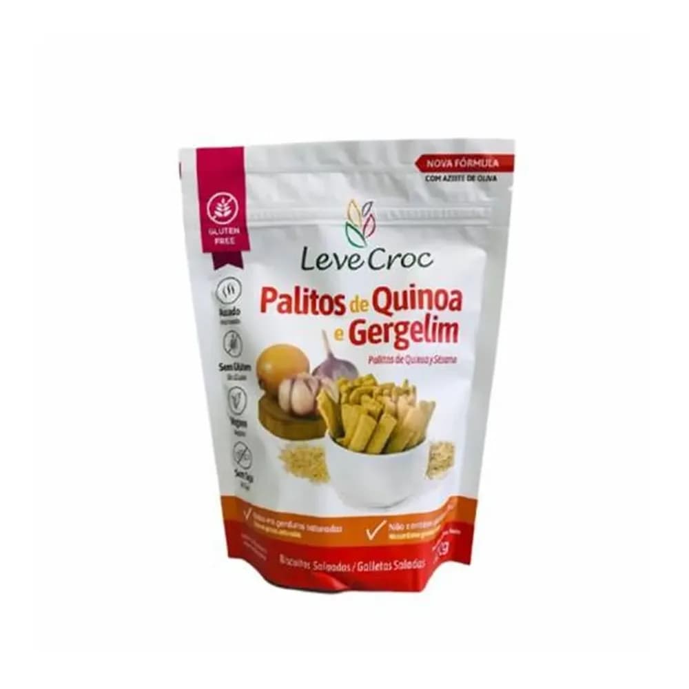 Bisc salg leve crock palito 120g quinoa e gergelim