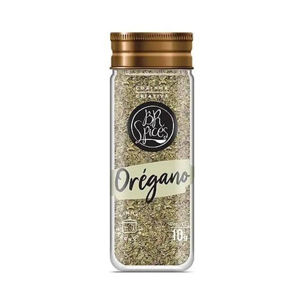 Oreano br spices pote vidro 10g
