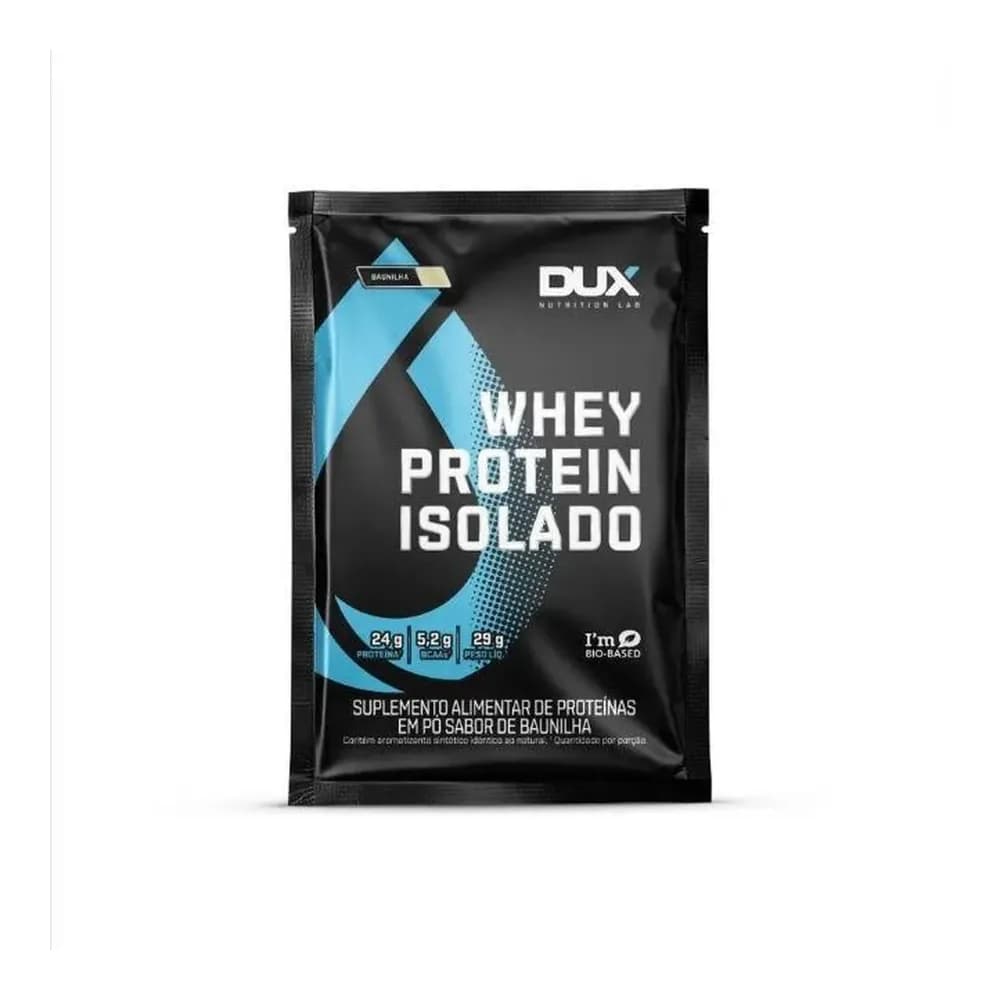 Whey protein isolado sabor baunilha dux nutrition 27g