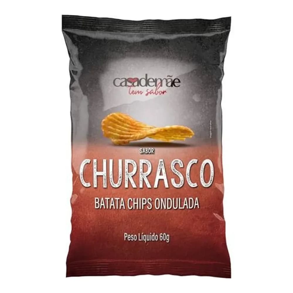 Batata ondulada casa de mae churrasco 60g