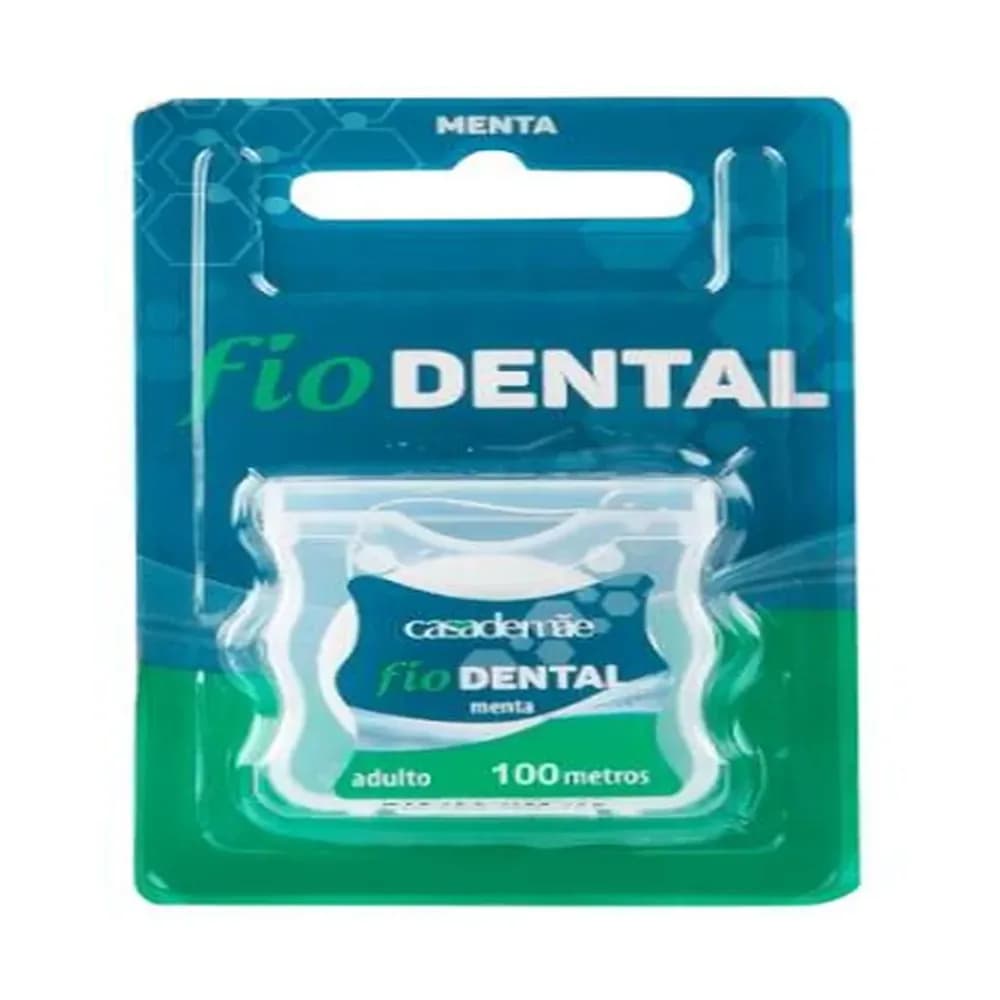 Fio dental sabor menta casa de mae 100 metros