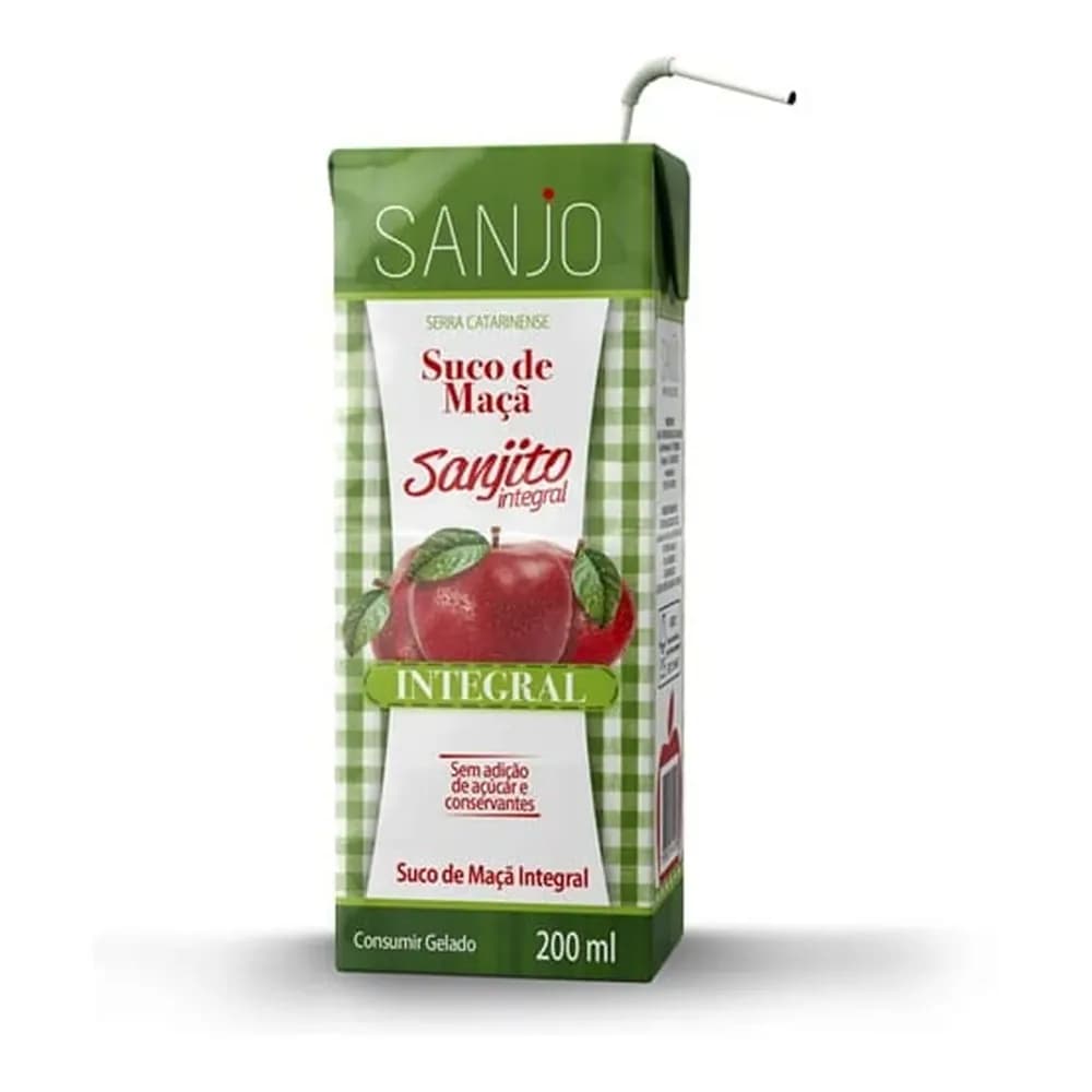 Suco integral sanjito maca embalagem 200ml