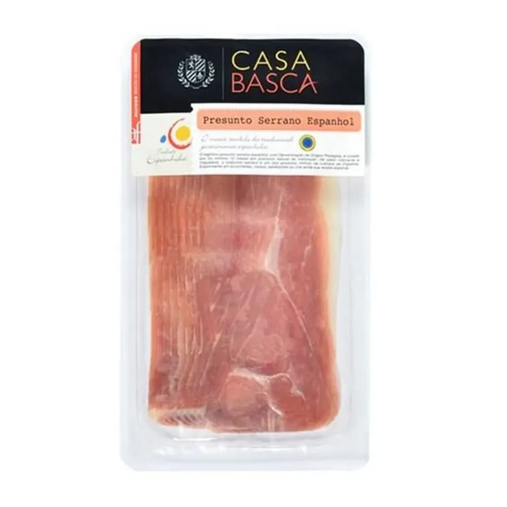 Presunto serrano fatiado casa basca 100g