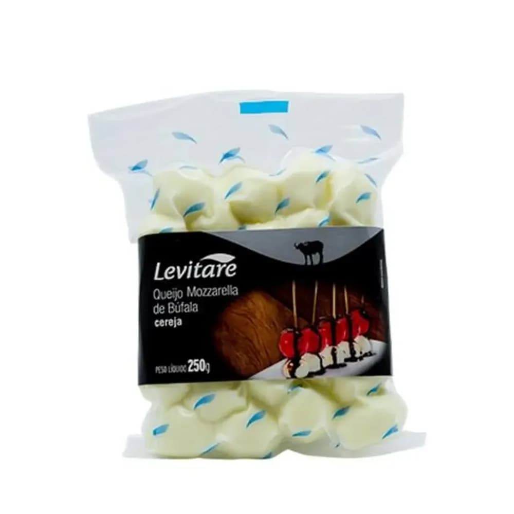 Queijo mussarela de bufala levitare cereja 250g