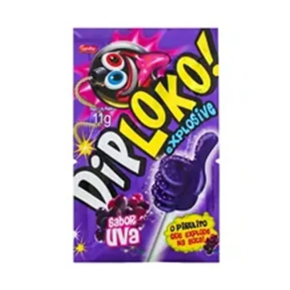Pirulito danilla diploko uva silvestre embalagem 11g
