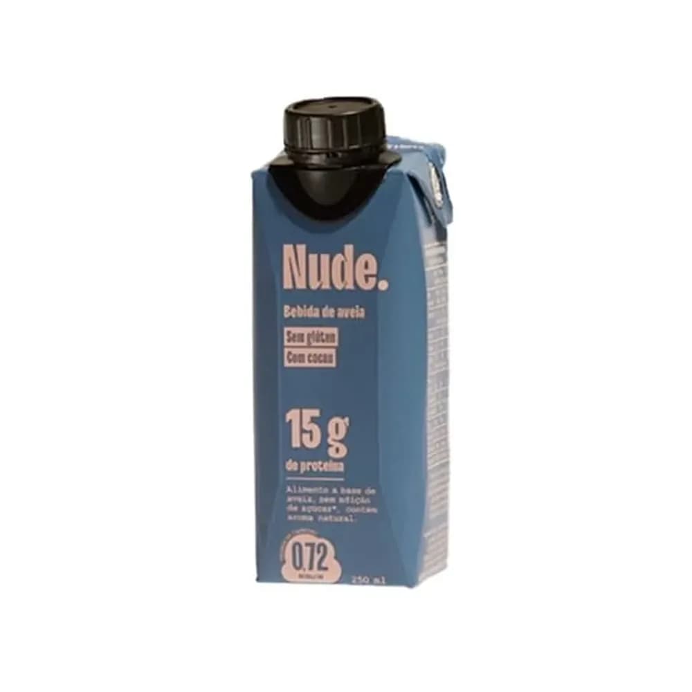 Bebida de aveia com proteina e cacau nude 250ml