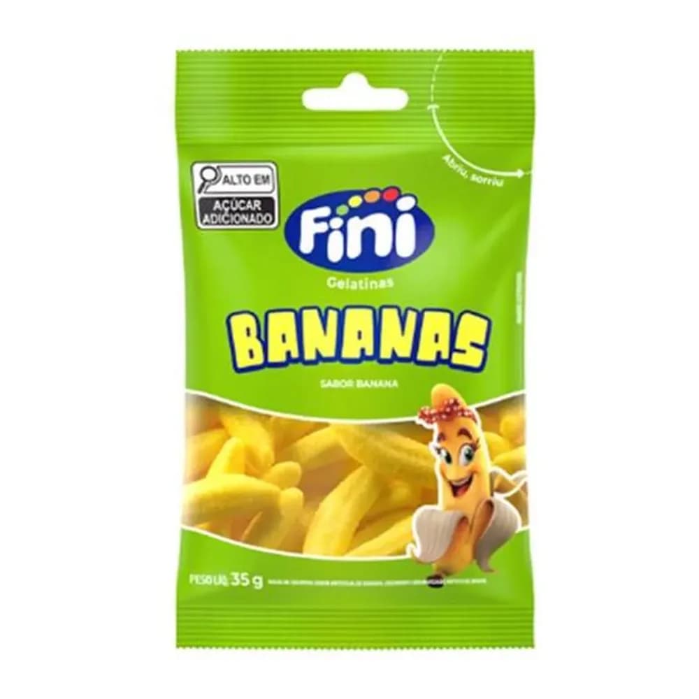 Bala fini bananas 35g