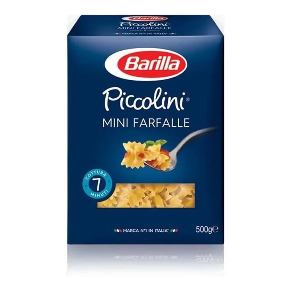 Macarrao barilla piccolini mini farfalle n64 caixa 500g