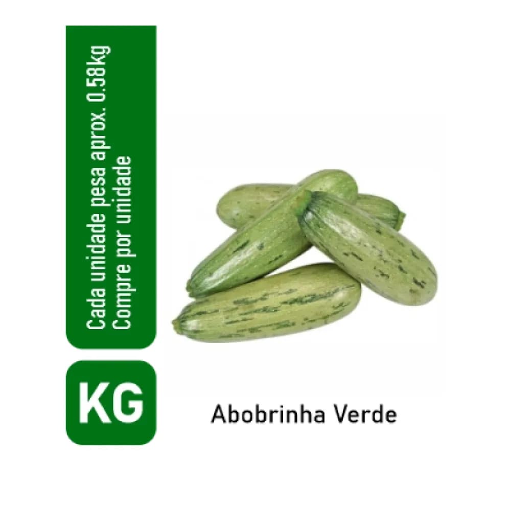 Abobrinha verde kg
