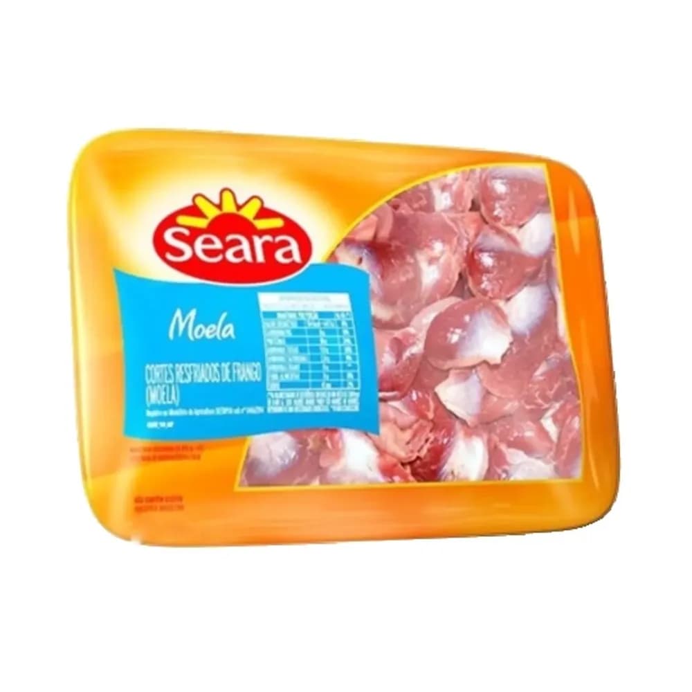 Moela de frango resfriado bandeja seara kg