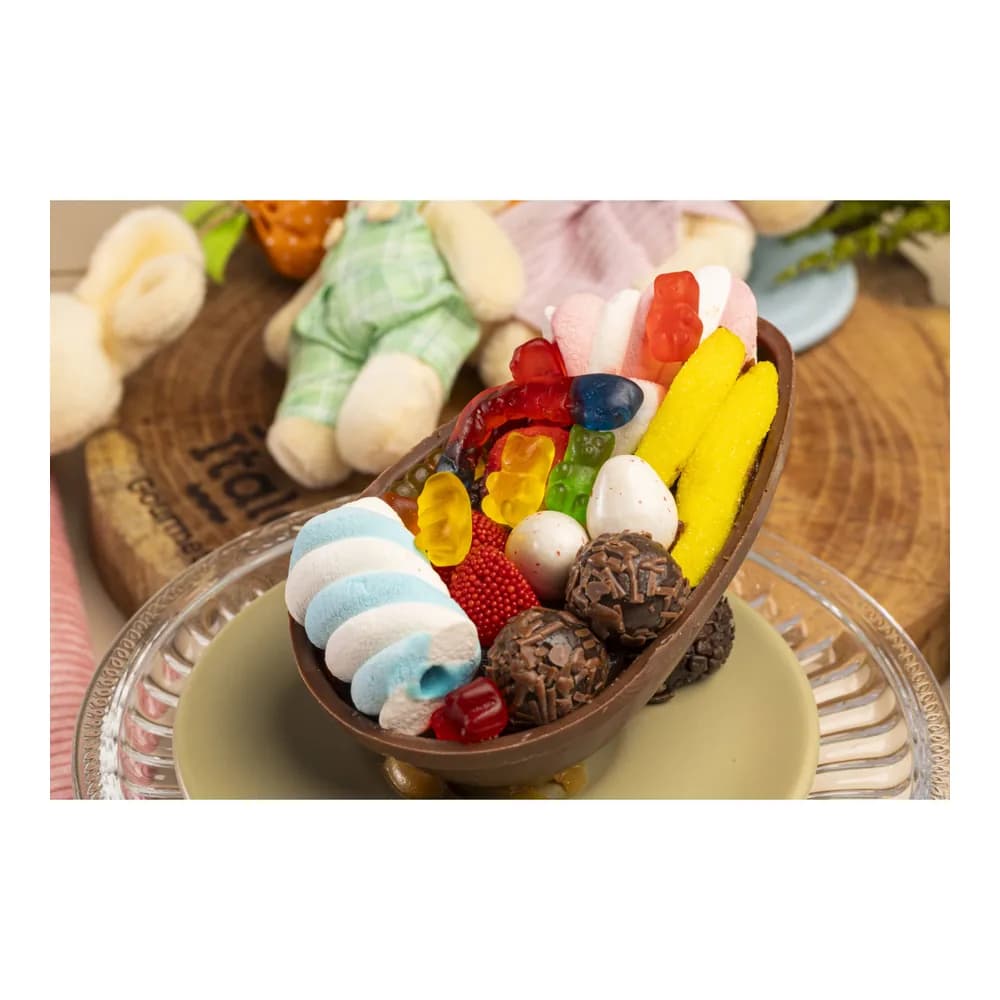 Ovo de colher brigadeiro com fini 300g un