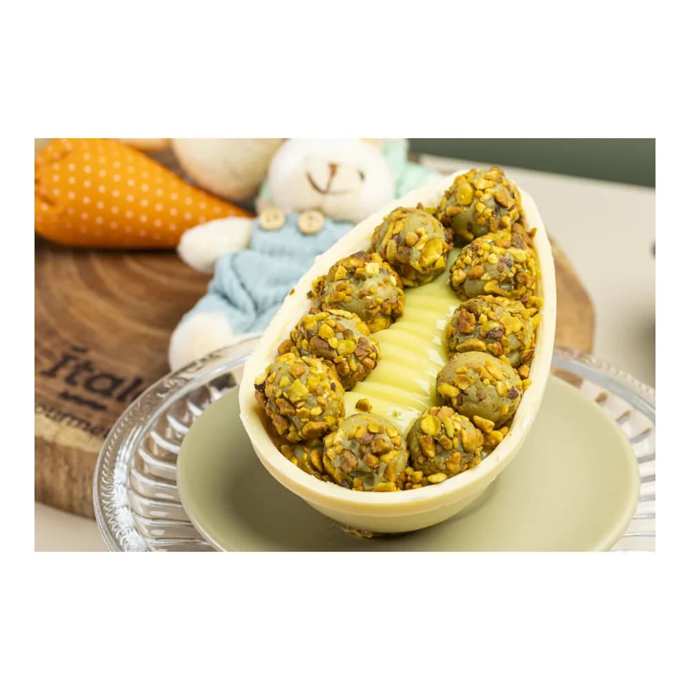 Ovo de colher pistache 300g un