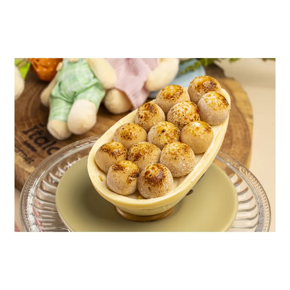 Ovo de colher creme brulée 300g un