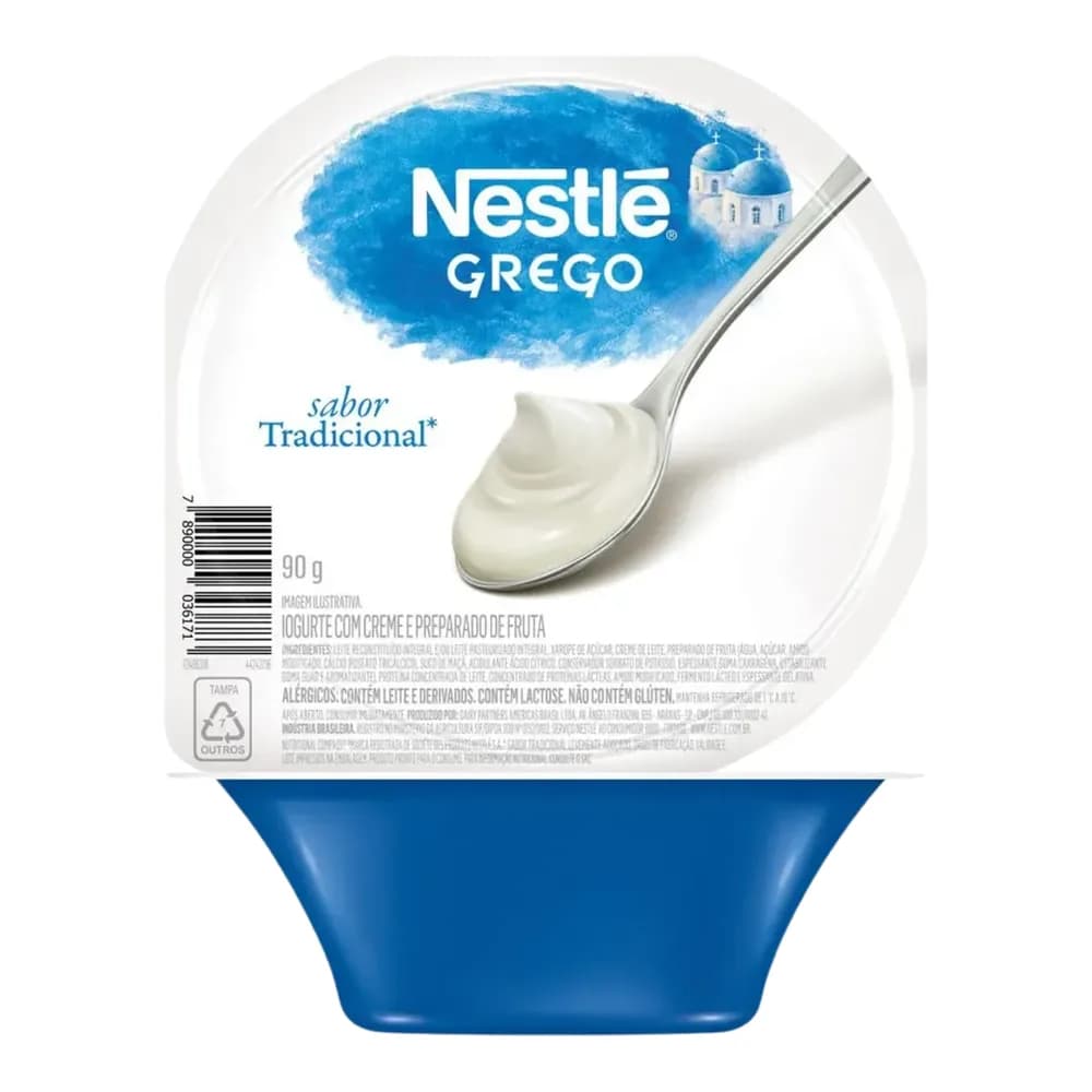 Iogurte grego tradicional nestle 90g