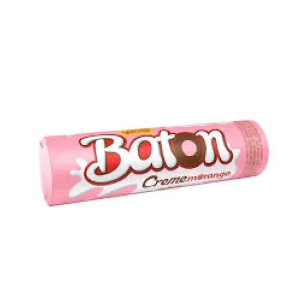 Chocolate com recheio morango baton garoto 16g