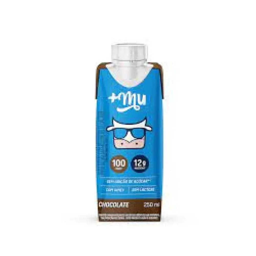 Bebida láctea proteíca mais mu chocolate 250ml