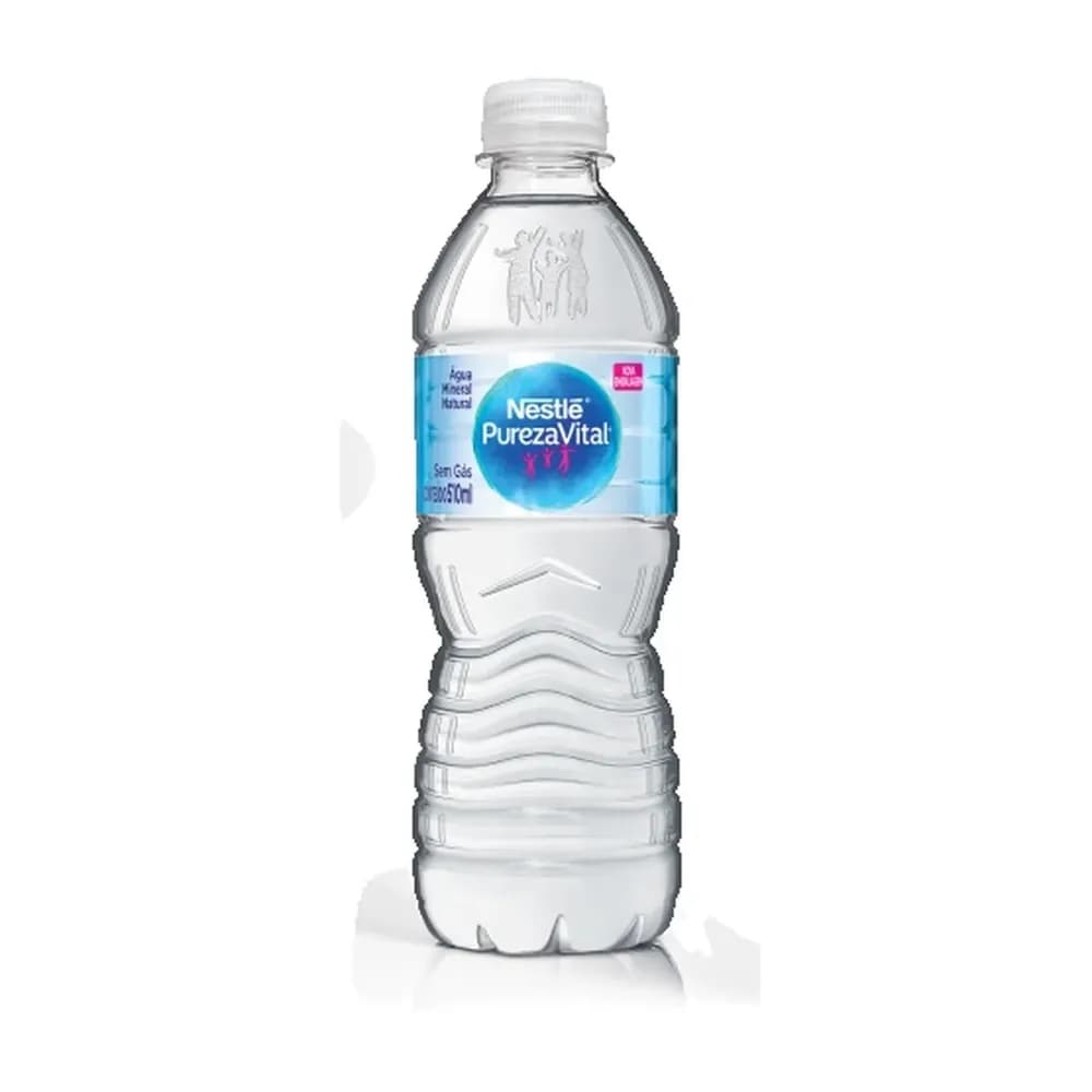 Agua mineral sem gas pureza vital nestle 510ml