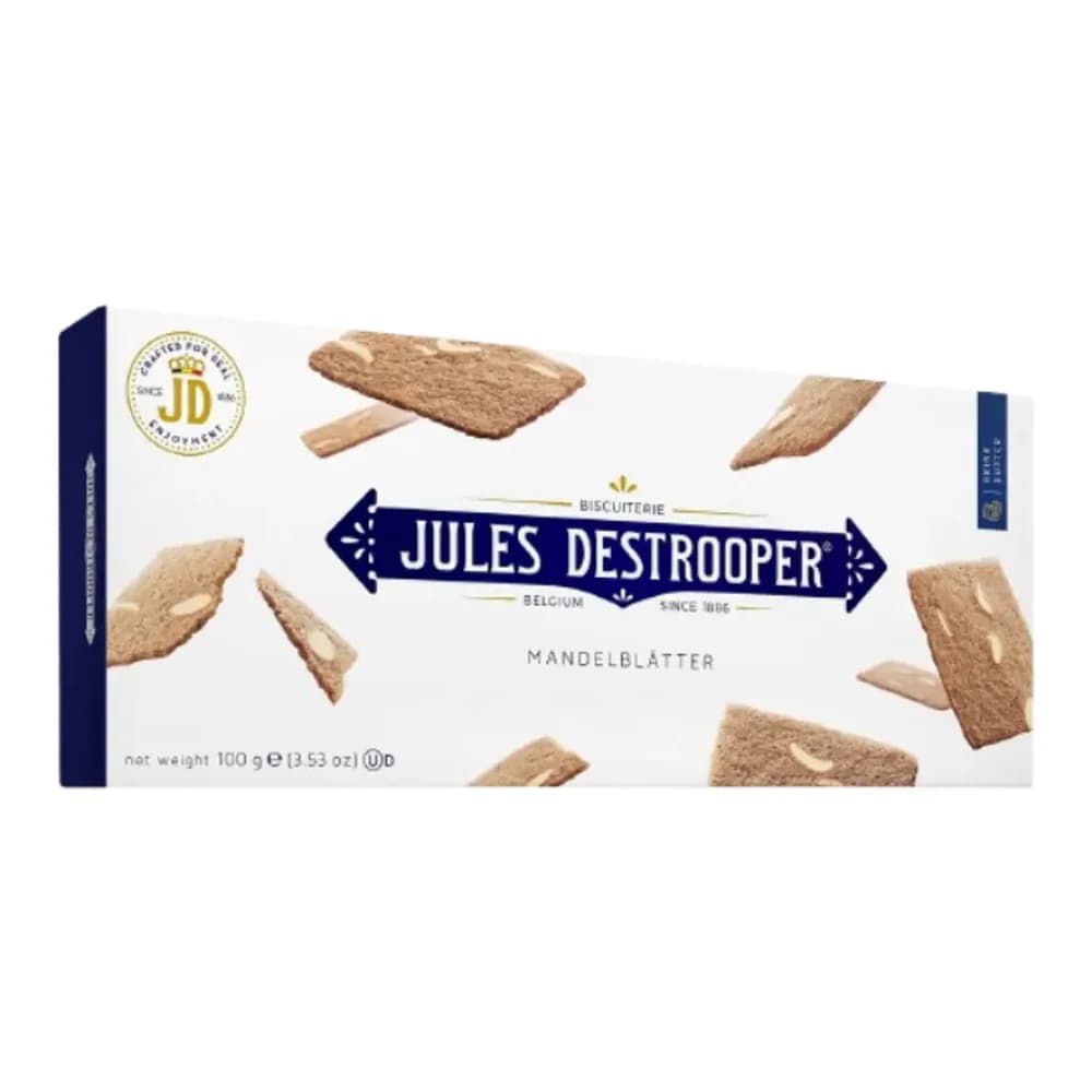 Biscoito jules destrooper almond thins 100g