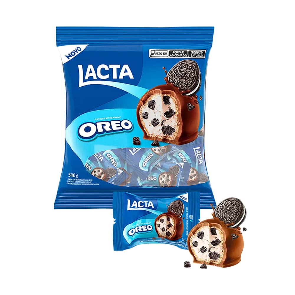 Bombom wafer com recheio de oreo 540g