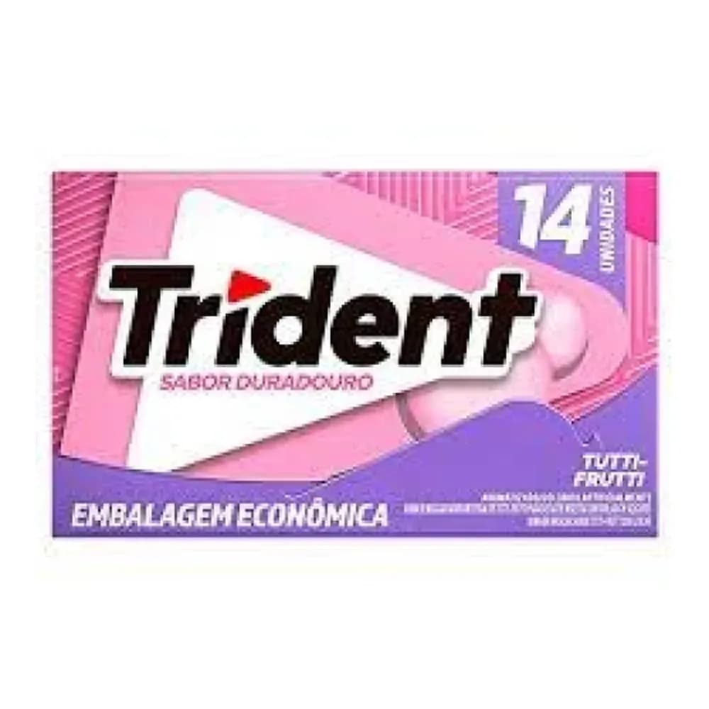 Chiclete tutti frutti trident 25,2g