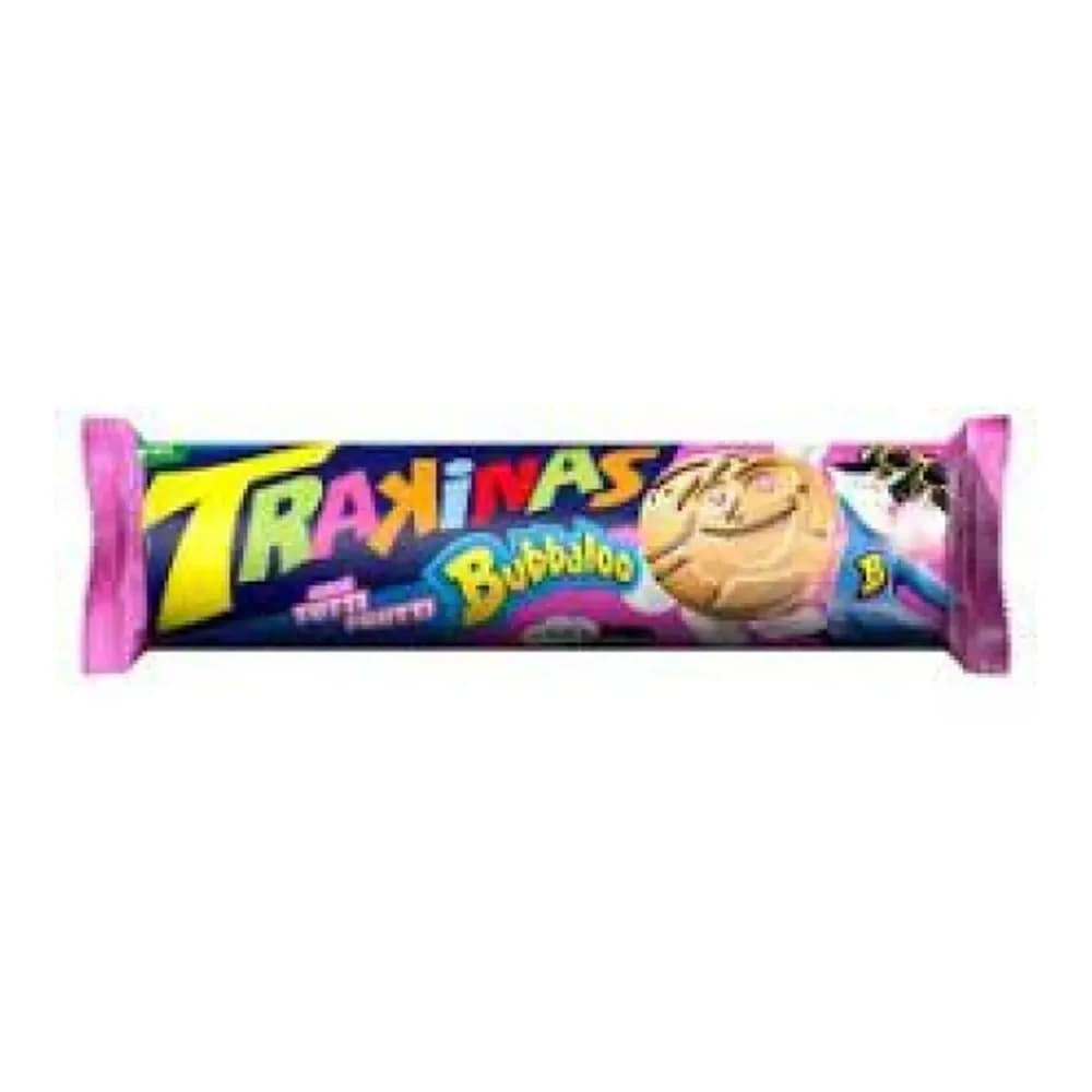 Biscoito recheado tutti frutti bubbaloo trakinas 126g