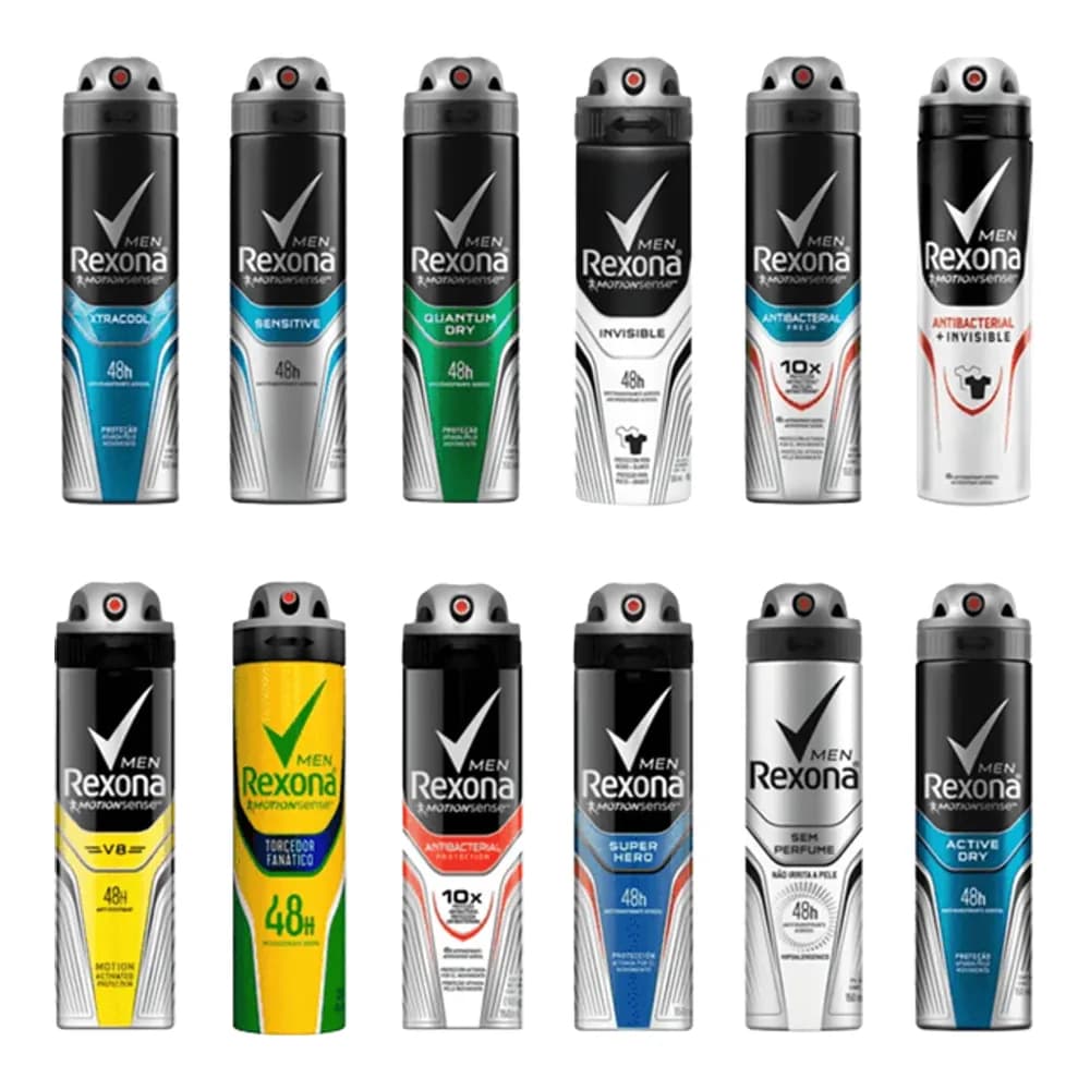 Desodorante antitranspirante rexona active dry azul 150ml