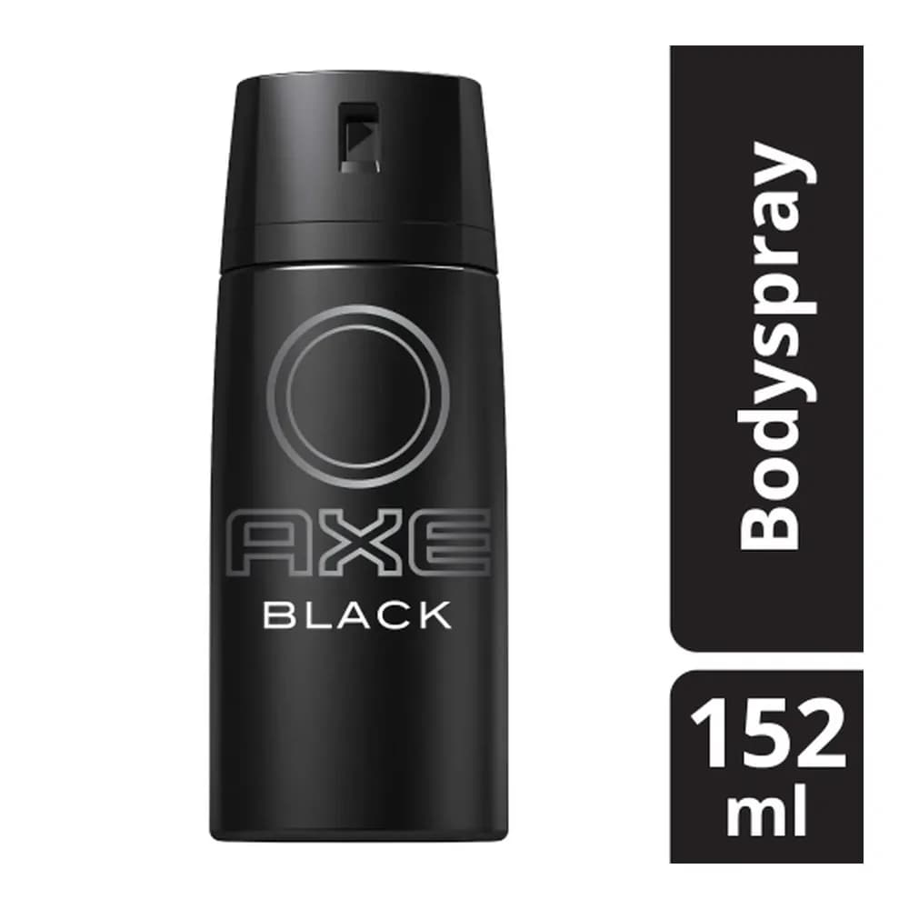 Desodorante antitranspirante body spray black aerosol axe 90g