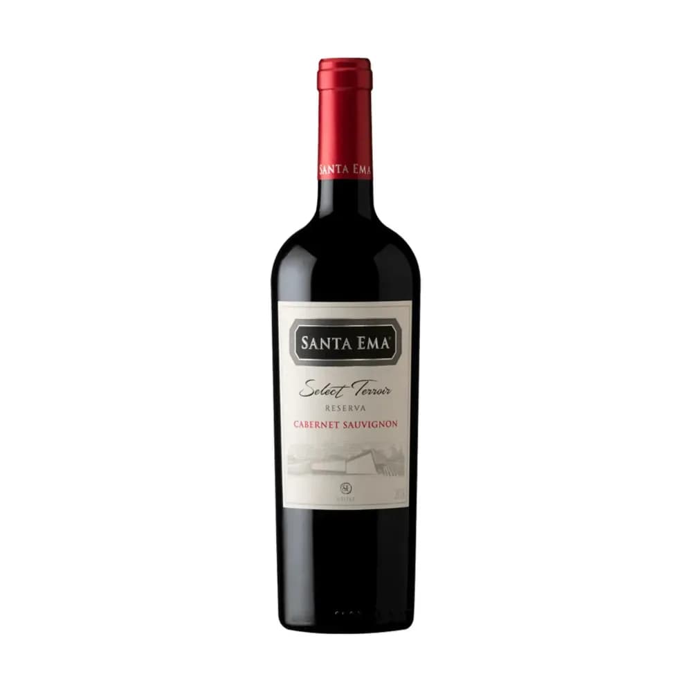 Vinho tinto chileno santa ema reserva cabernet sauvignon garrafa 750ml