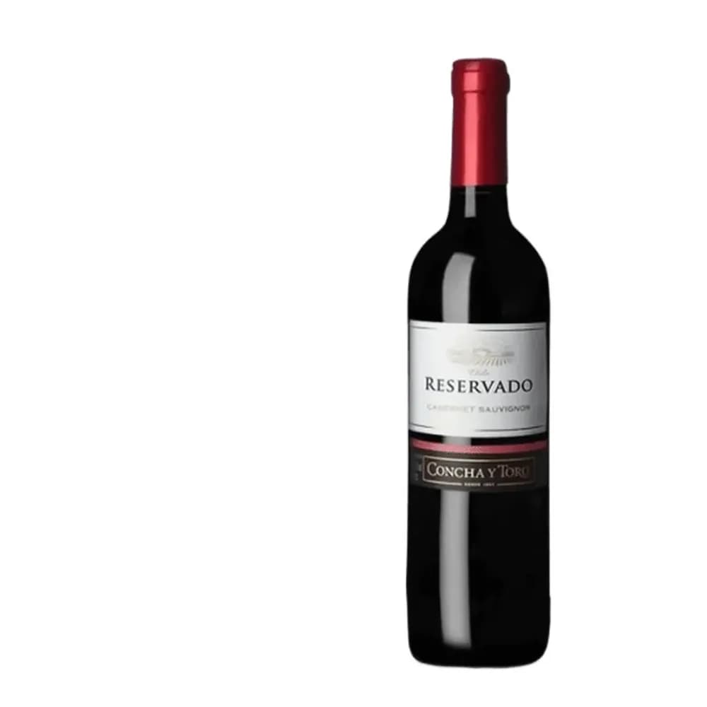 Vinho chileno tinto meio seco reservado cabernet sauvignon concha y toro 750ml