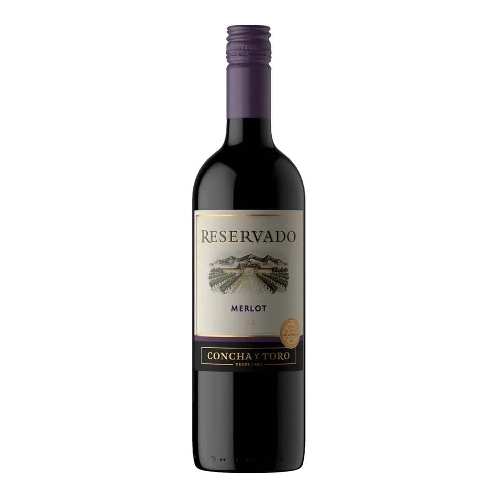 Vinho tinto chileno merlot concha y toro 750ml