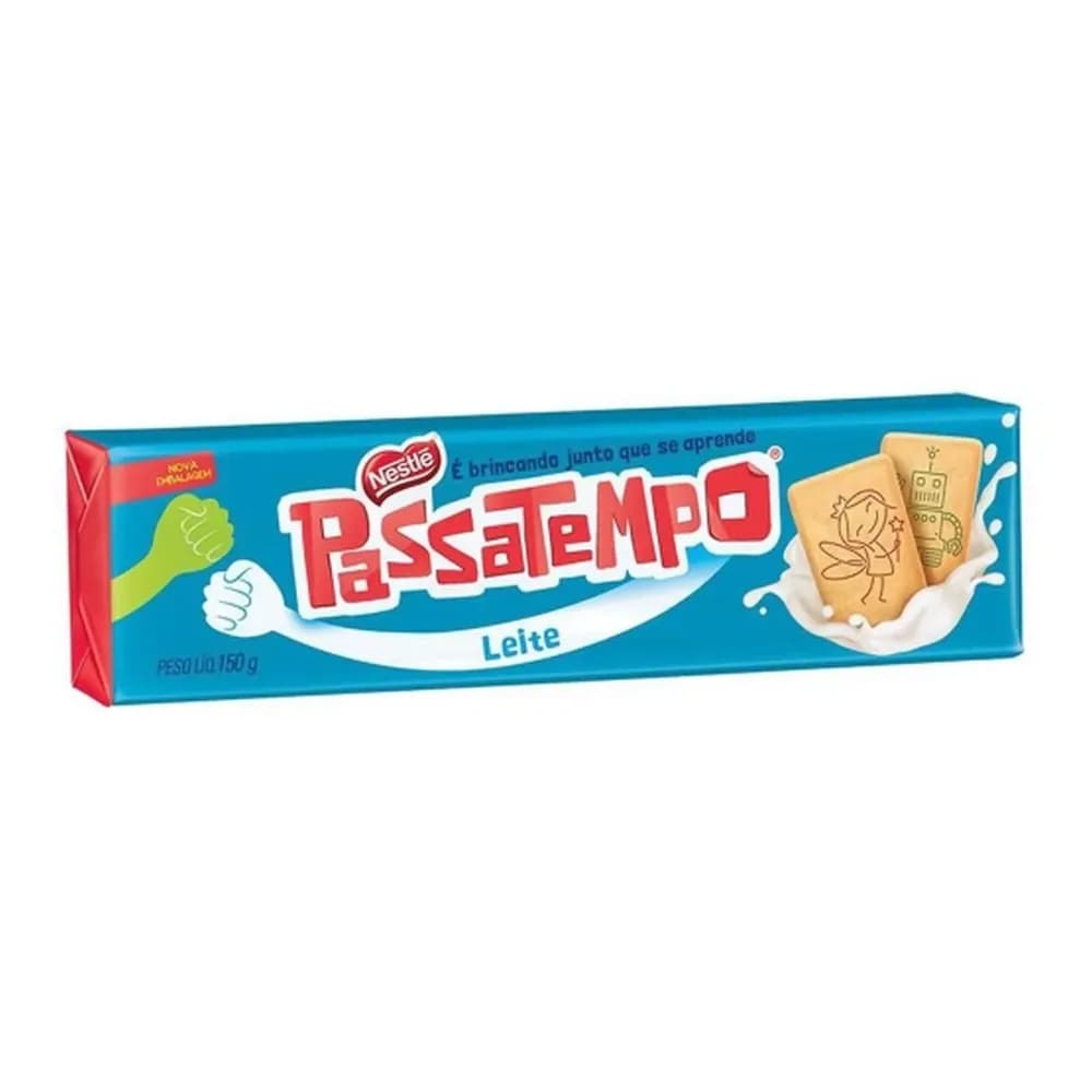 Biscoito de leite passatempo 150g