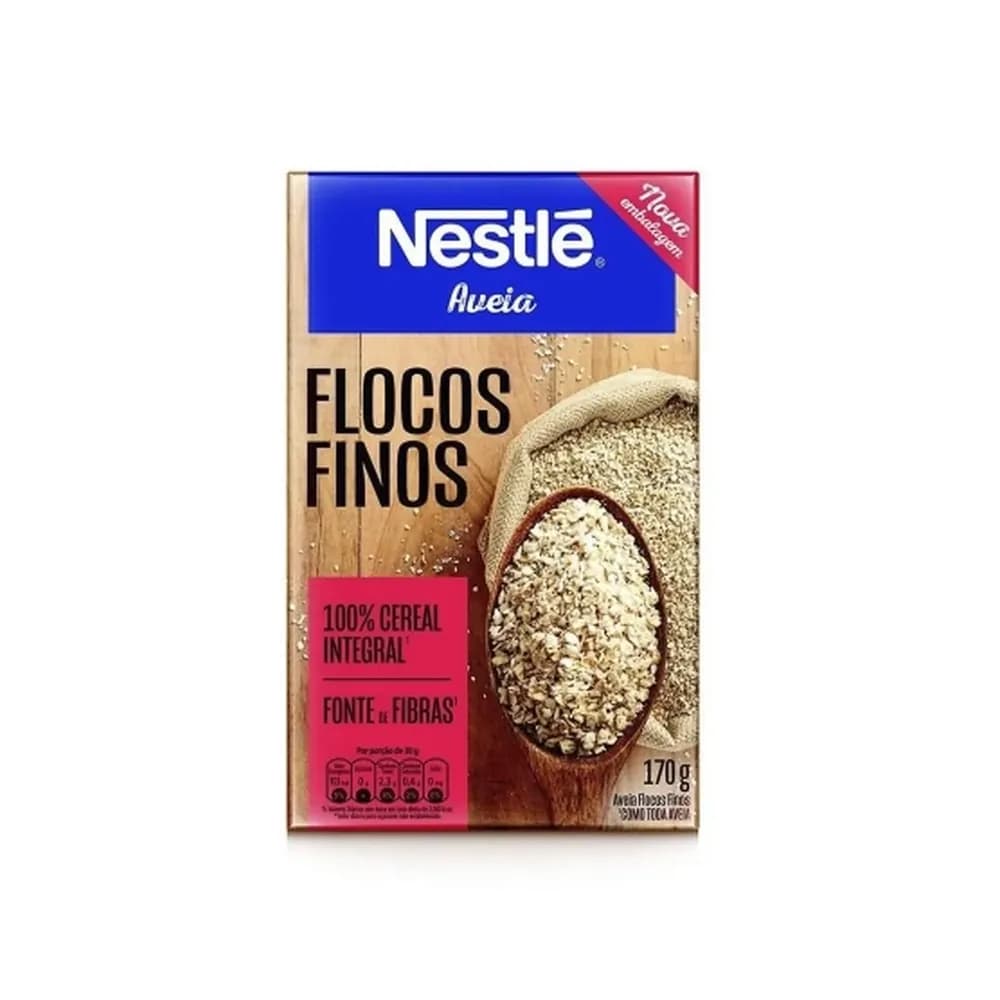 Aveia em flocos finos nestle 170g