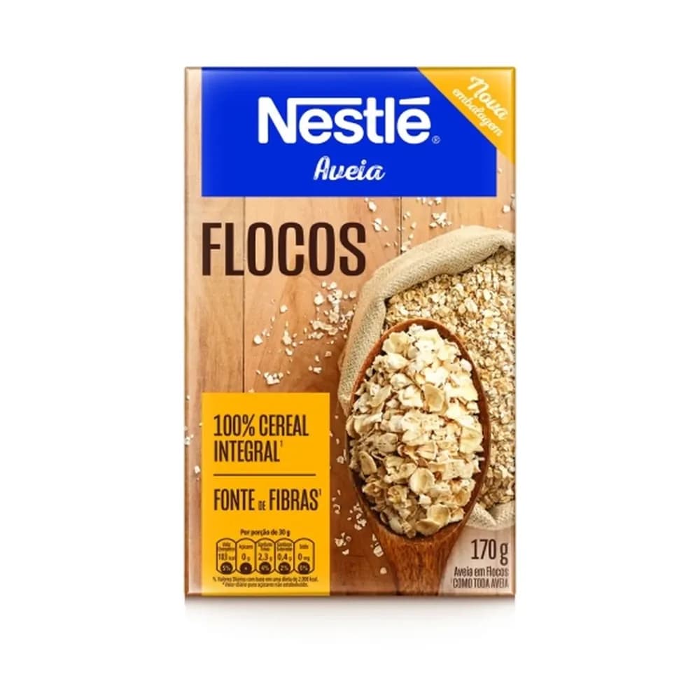 Aveia em flocos nestle 170 g