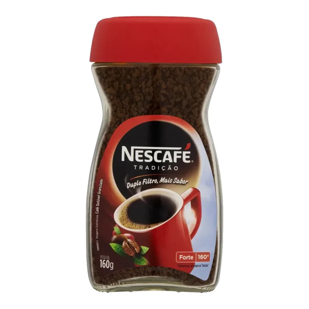Cafe soluvel tradicao nescafe 160g