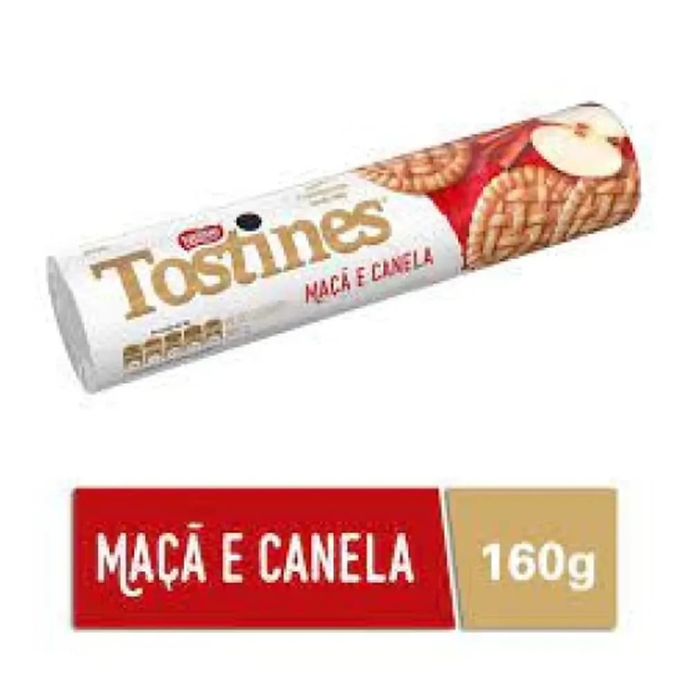 Biscoito maca e canela tostines 160g