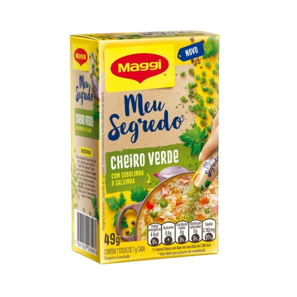 Tempero meu segredo cheiro verde maggi 49g