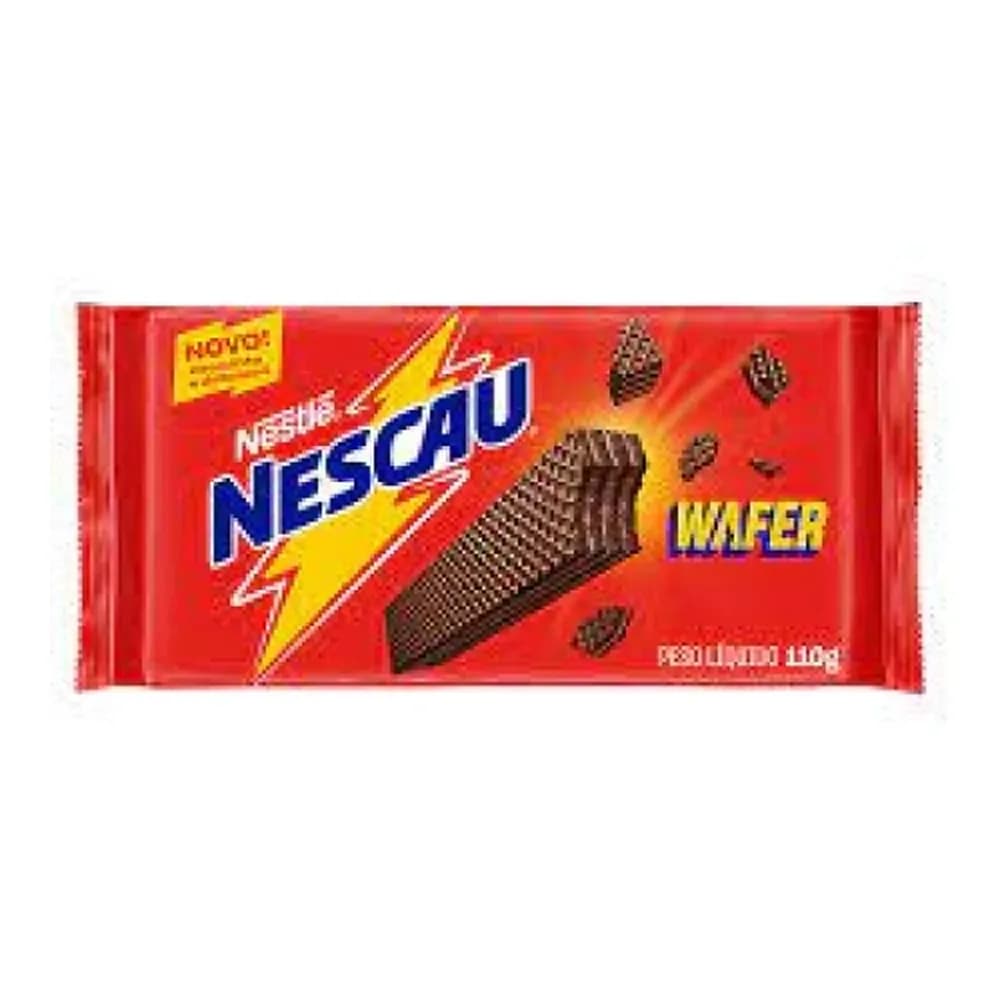Biscoito wafer sabor nescau 110g