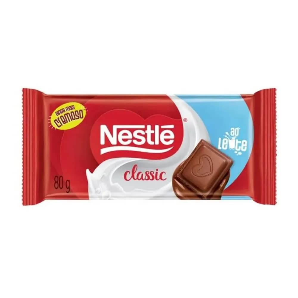 Chocolate meio amargo classic 80g