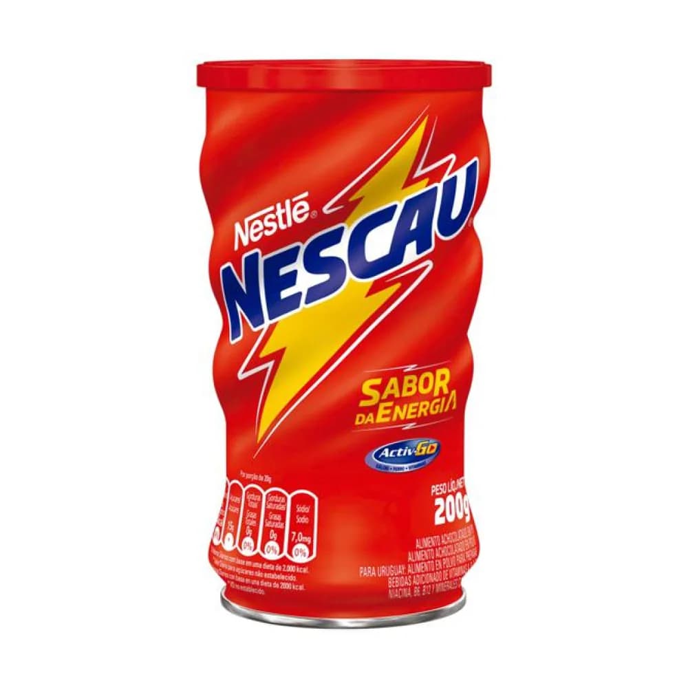 Achocolatado po nescau lata 200g
