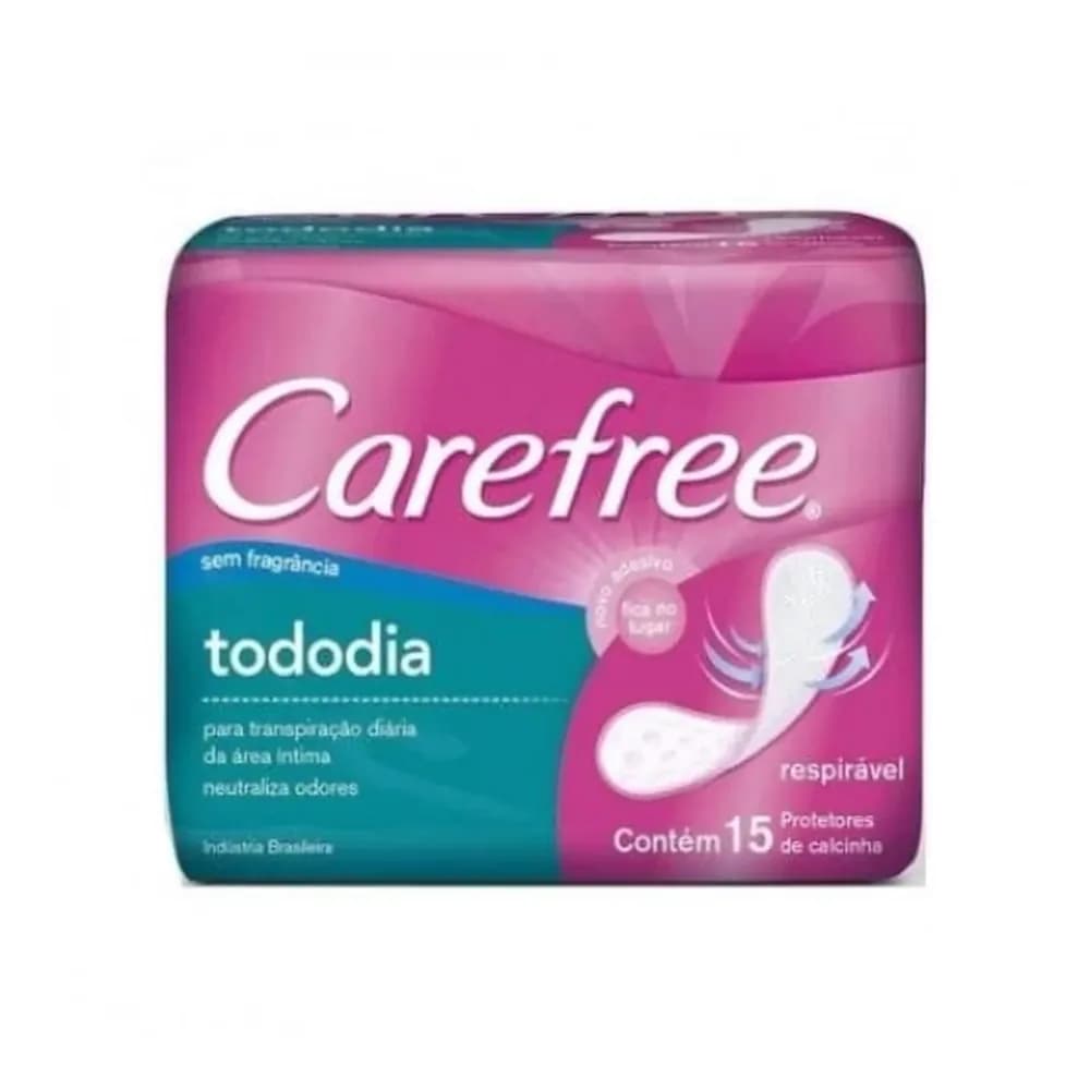 Protetor diario protecao com fragrancia carefree 15un