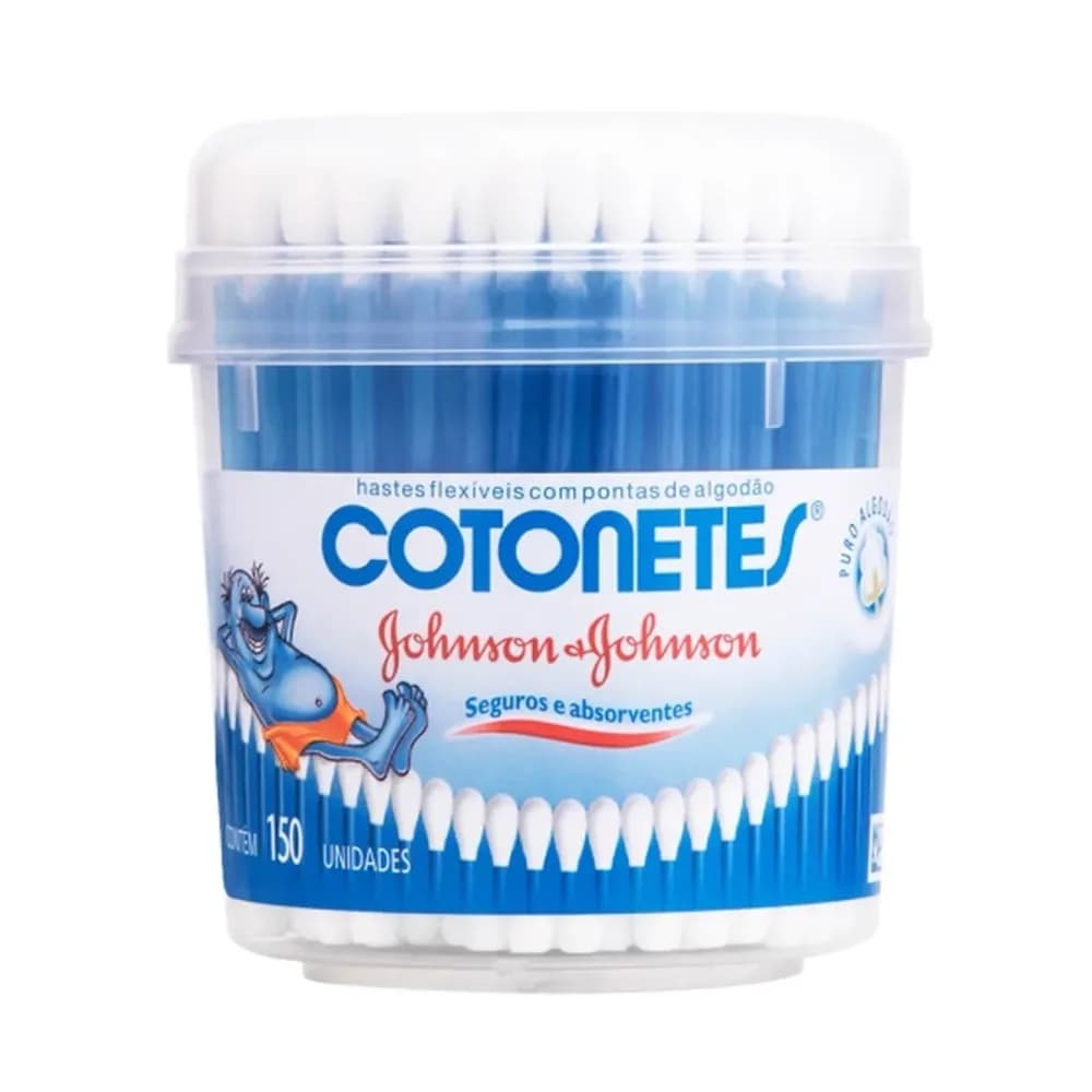 Haste flexivel cotonetes pote 150un