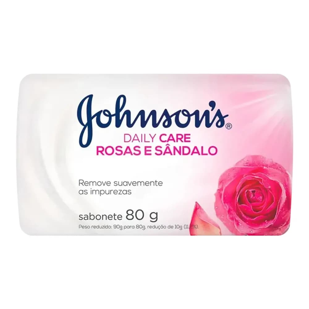 Sabonete corporal em barra daily care erva doce johnsons 80g