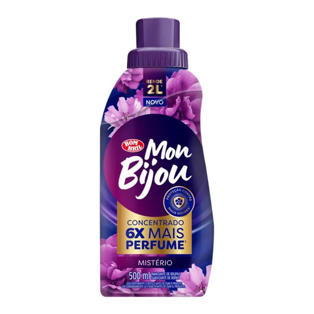 Amaciante concentrado mon bijou magia embalagem 500ml
