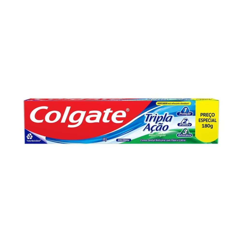 Creme dental tripla acao colgate 180g