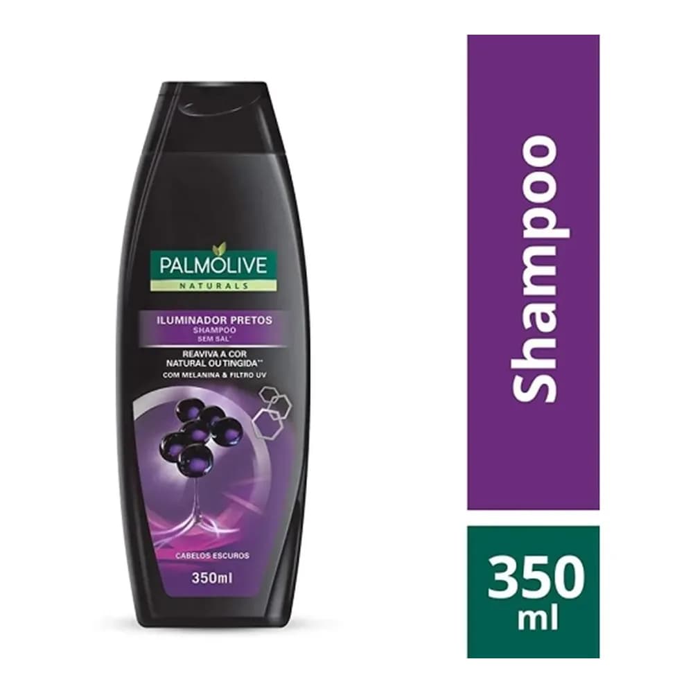 Shampoo naturals iluminador pretos palmolive 350ml