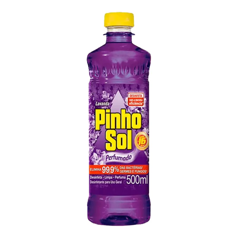 Desinfetante perfumado lavanda pinho sol com 500ml